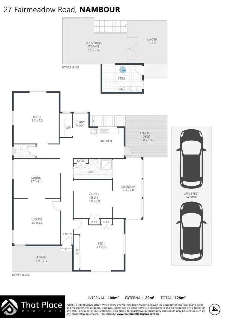 Floorplan of Homely house listing, 27 Fairmeadow Rd, Nambour QLD 4560