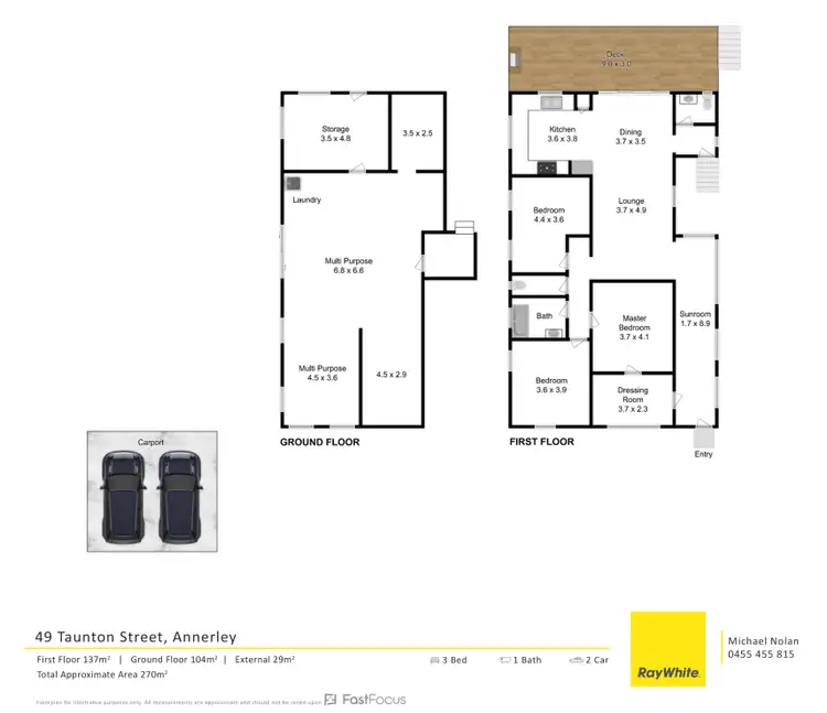 Floorplan of Homely house listing, 49 Taunton Street, Annerley QLD 4103