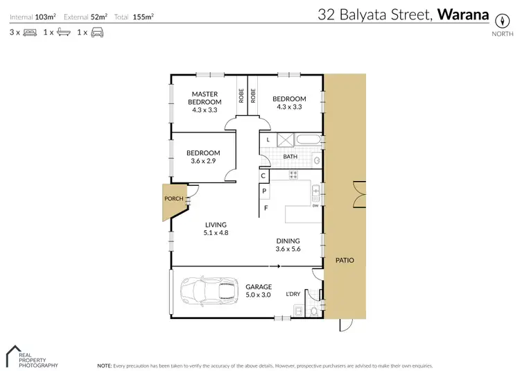 Floorplan of Homely house listing, 32 Balyata Street, Warana QLD 4575