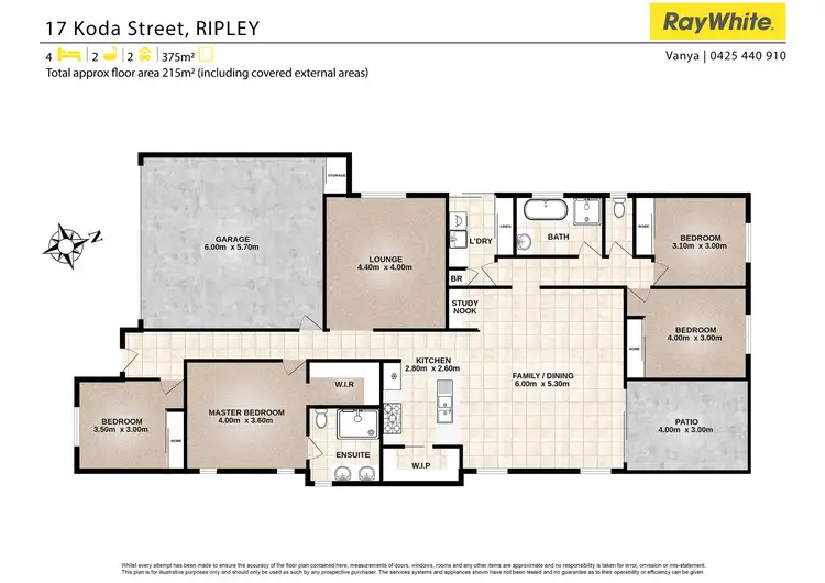 Floorplan of Homely house listing, 17 Koda Street, Ripley QLD 4306