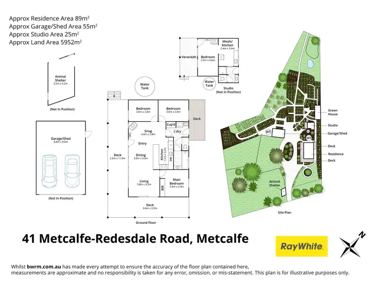 Floorplan of Homely house listing, 41 Metcalfe Redesdale Road, Metcalfe VIC 3448