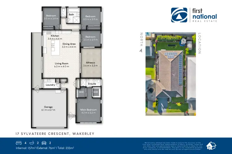 Floorplan of Homely house listing, 17 Sylvateere Crescent, Wakerley QLD 4154