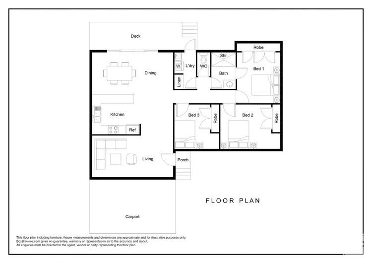 Floorplan of Homely house listing, 4 Simonsen Court, Kelso QLD 4815
