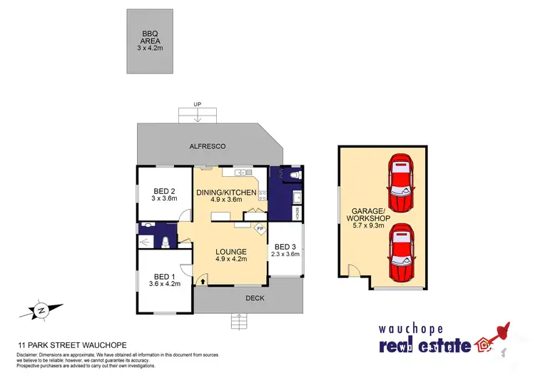 Floorplan of Homely house listing, 11 Park Street, Wauchope NSW 2446