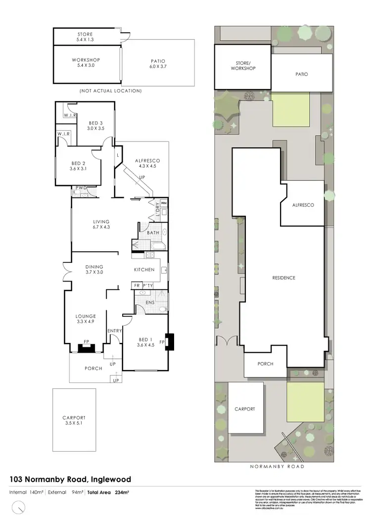 Floorplan of Homely house listing, 103 Normanby Road, Inglewood WA 6052