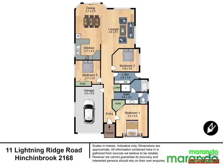 Floorplan of Homely house listing, 17 Lightning Ridge Road, Hinchinbrook NSW 2168