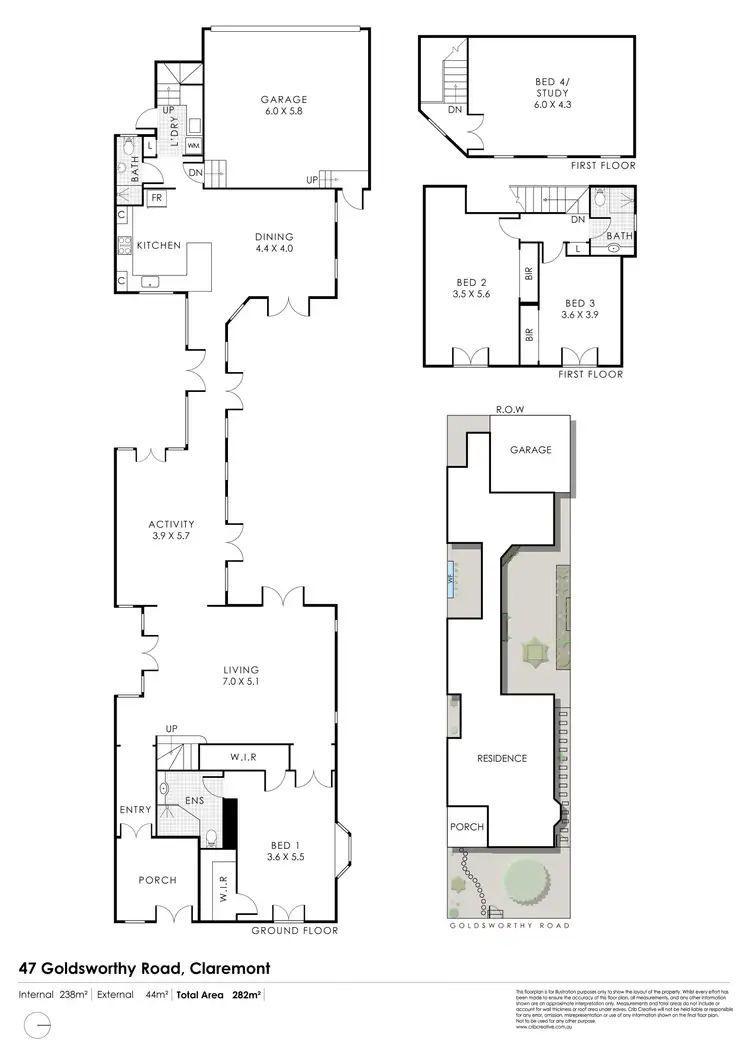 Floorplan of Homely house listing, 47 Goldsworthy Road, Claremont WA 6010