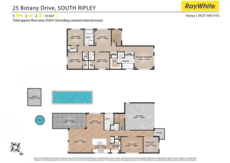 Floorplan of Homely house listing, 25 Botany Drive, South Ripley QLD 4306