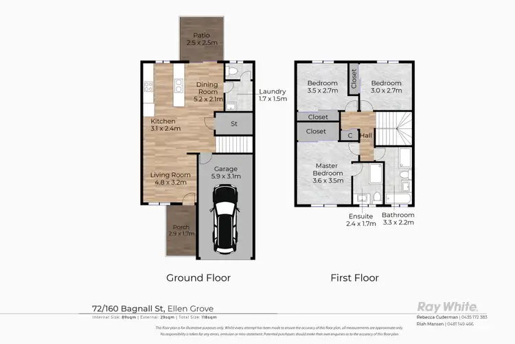 Floorplan of Homely townhouse listing, 72/160 Bagnall Street, Ellen Grove QLD 4078