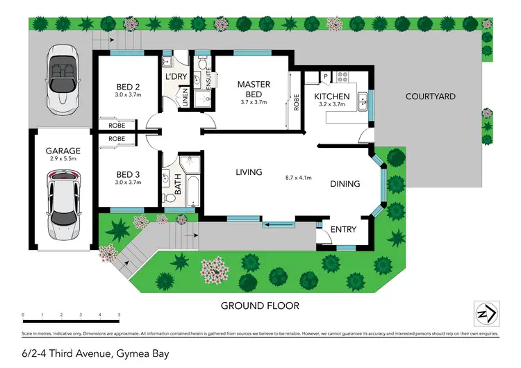 Floorplan of Homely villa listing, 6/2-4 Third Avenue, Gymea Bay NSW 2227