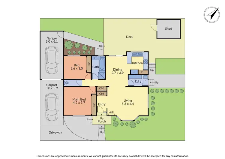 Floorplan of Homely unit listing, 1/30 Narcissus Avenue, Boronia VIC 3155