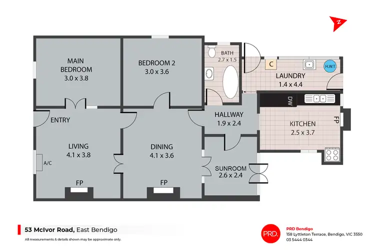 Floorplan of Homely house listing, 53 McIvor Road, East Bendigo VIC 3550