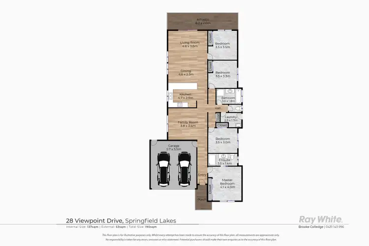 Floorplan of Homely house listing, 28 Viewpoint Drive, Springfield Lakes QLD 4300