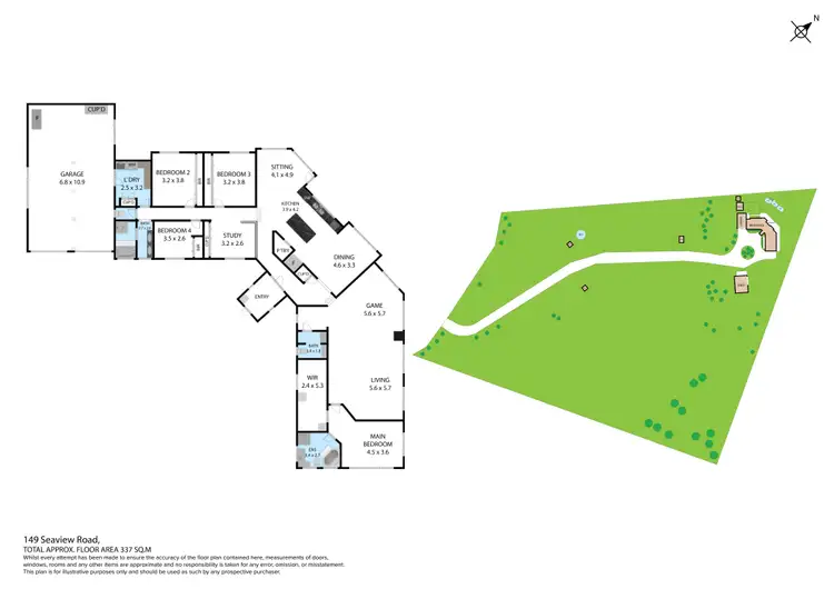 Floorplan of Homely rural property listing, 149 Seaview Road, Golden Grove SA 5125