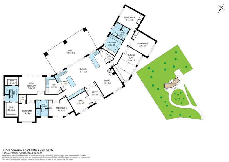 Floorplan of Homely house listing, 17-21 Seaview Road, Yatala Vale SA 5126