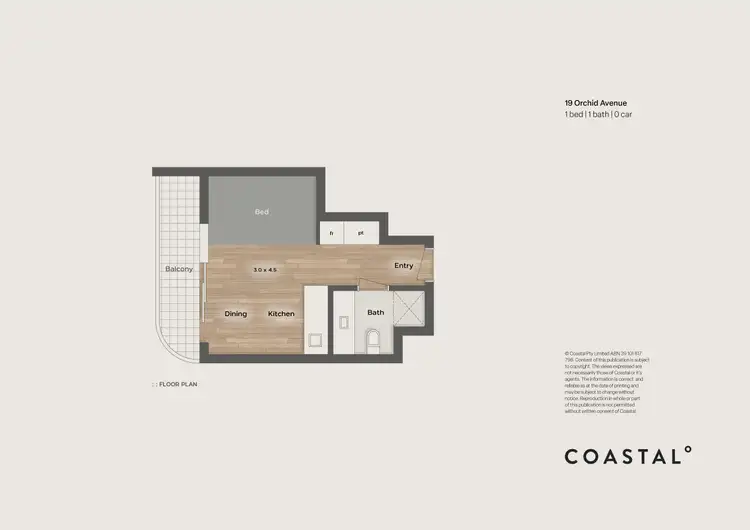 Floorplan of Homely apartment listing, 42/19 Orchid Avenue, Surfers Paradise QLD 4217