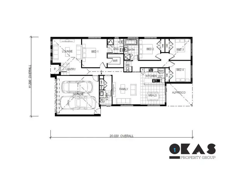 Floorplan of Homely house listing, 36 Red Robin Drive, Winter Valley VIC 3358