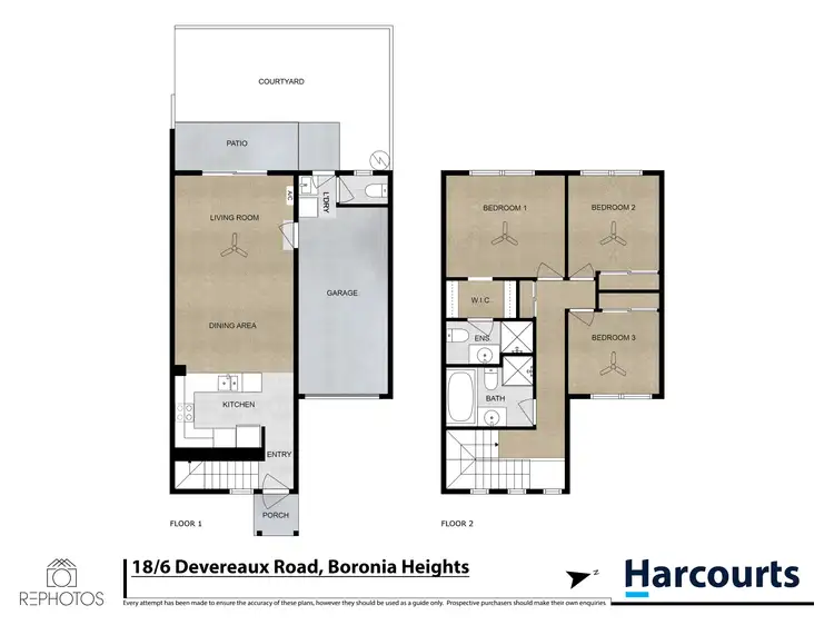 Floorplan of Homely townhouse listing, 18/6 Devereaux Road, Boronia Heights QLD 4124