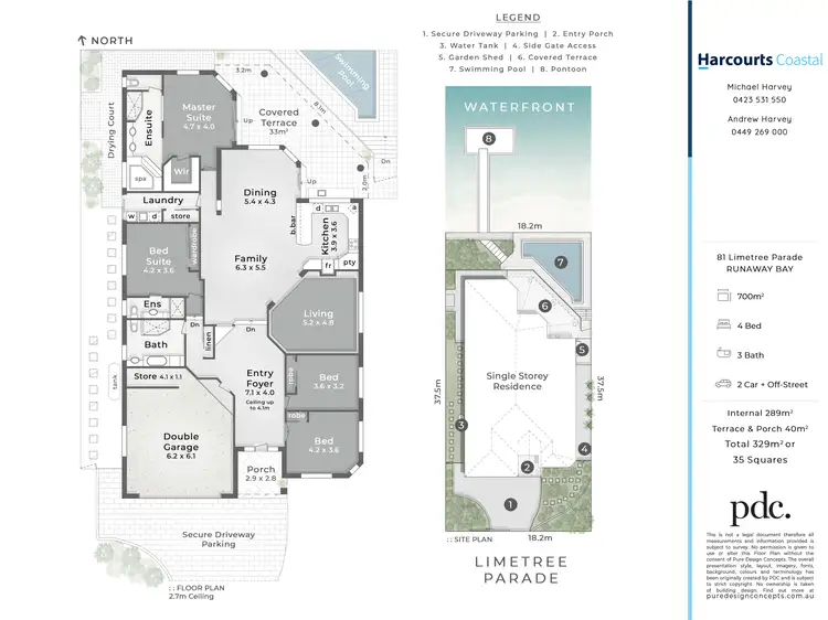 Floorplan of Homely house listing, 81 Limetree Parade, Runaway Bay QLD 4216