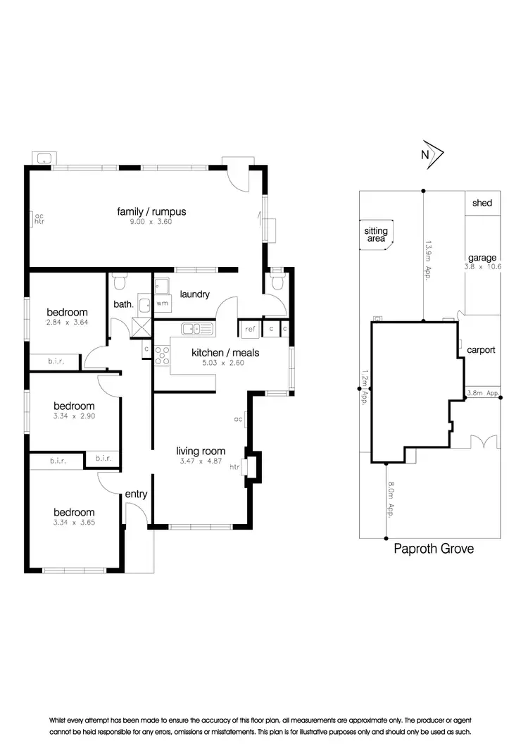 Floorplan of Homely house listing, 9 Paproth Grove, Altona North VIC 3025