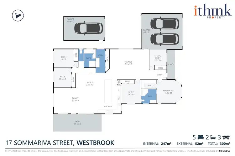 Floorplan of Homely house listing, 17 Sommariva Street, Westbrook QLD 4350