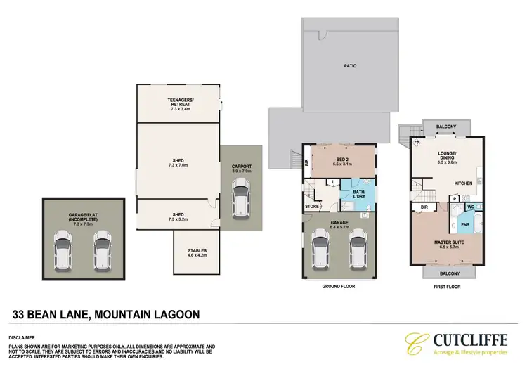 Floorplan of Homely rural property listing, 33 Bean Lane, Mountain Lagoon NSW 2758