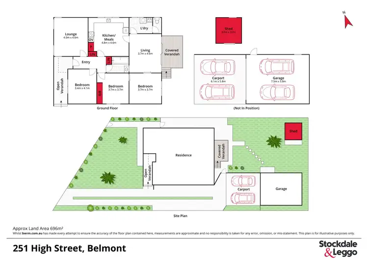 Floorplan of Homely house listing, 251 High Street, Belmont VIC 3216