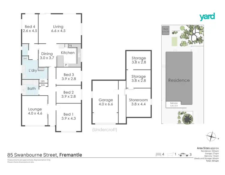 Floorplan of Homely house listing, 85 Swanbourne Street, Fremantle WA 6160