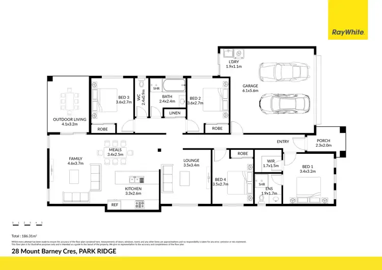 Floorplan of Homely house listing, 28 Mount Barney Crescent, Park Ridge QLD 4125