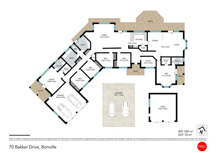 Floorplan of Homely house listing, 70 Bakker Drive, Bonville NSW 2450