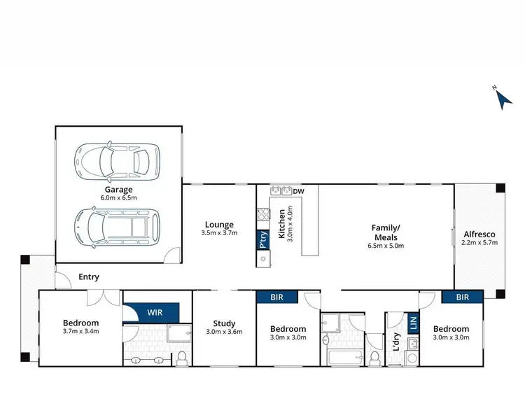 Floorplan of Homely house listing, 5 Prevelly Circuit, Armstrong Creek VIC 3217