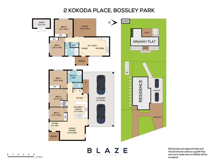Floorplan of Homely house listing, 2 & 2A Kokoda Place, Bossley Park NSW 2176