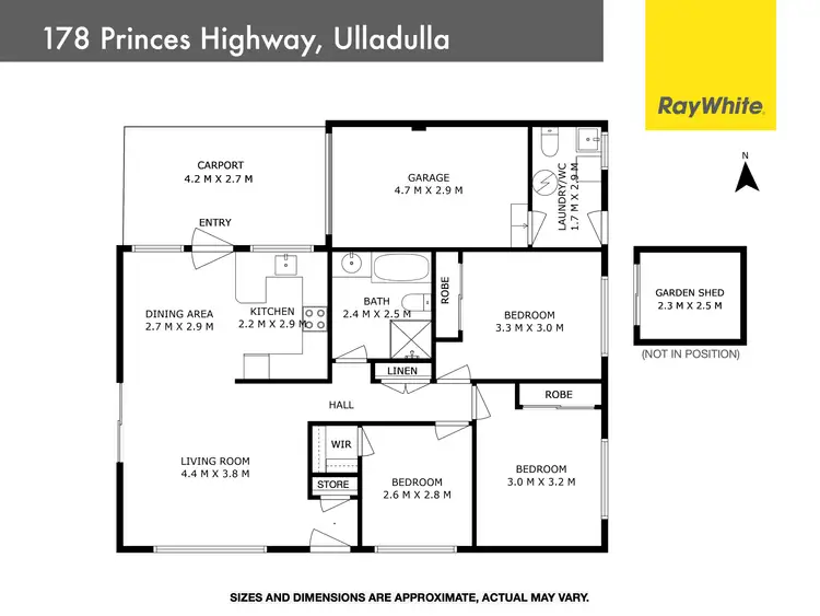 Floorplan of Homely house listing, 178 Princes Highway, Ulladulla NSW 2539