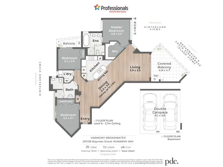 Floorplan of Homely apartment listing, 29T/28 Bayview Street, Runaway Bay QLD 4216