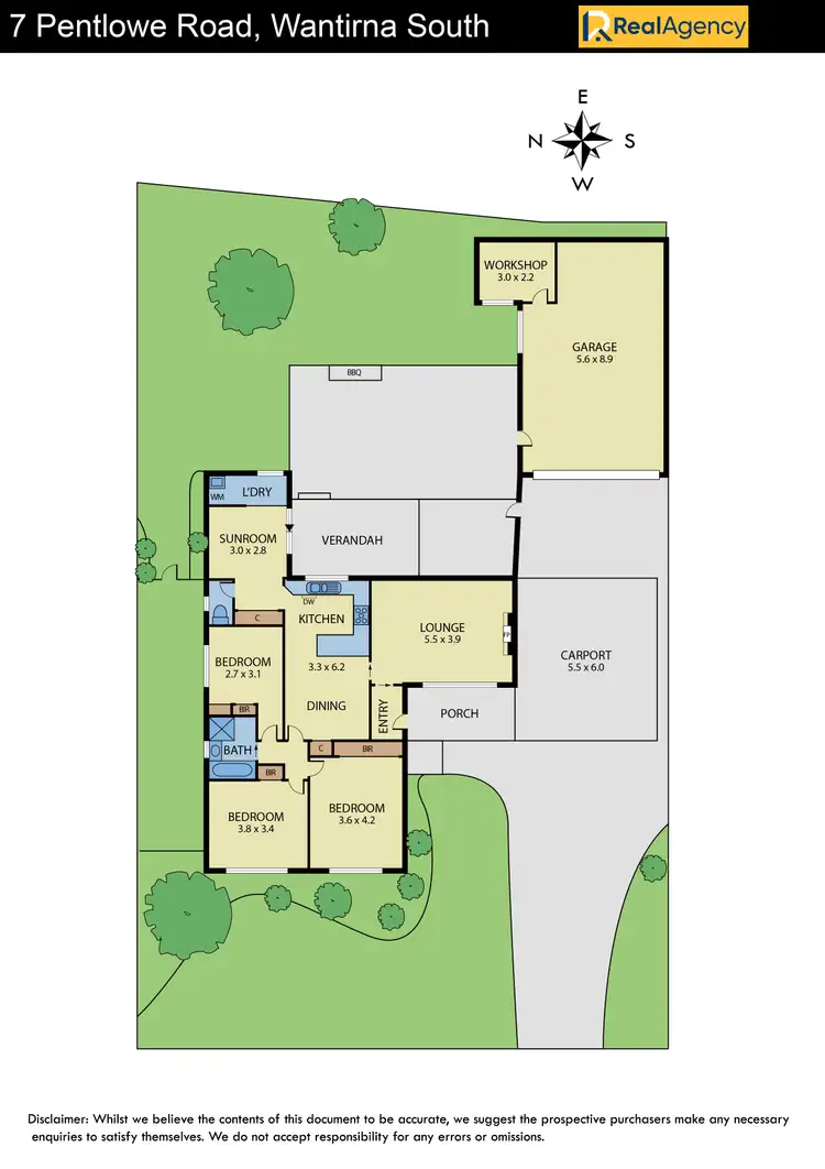 Floorplan of Homely house listing, 7 Pentlowe Road, Wantirna South VIC 3152