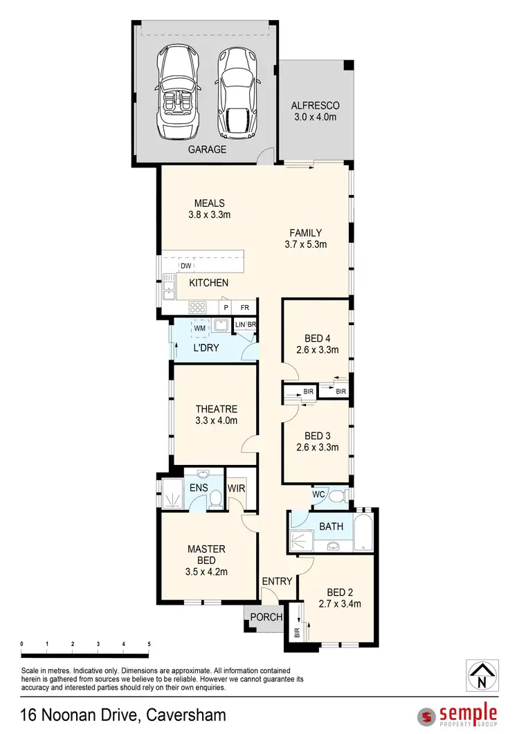 Floorplan of Homely house listing, 16 Noonan Road, Caversham WA 6055
