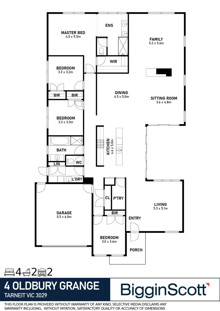 Floorplan of Homely house listing, 4 Oldbury Grange, Tarneit VIC 3029