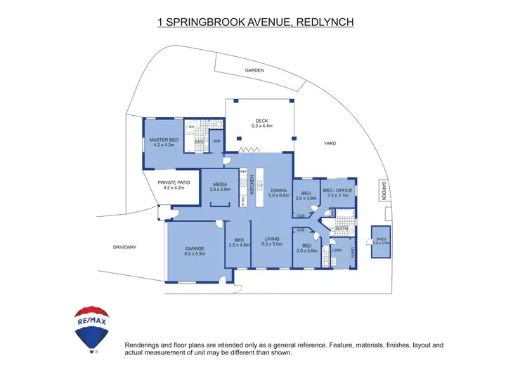 Floorplan of Homely house listing, 1 Springbrook Avenue, Redlynch QLD 4870