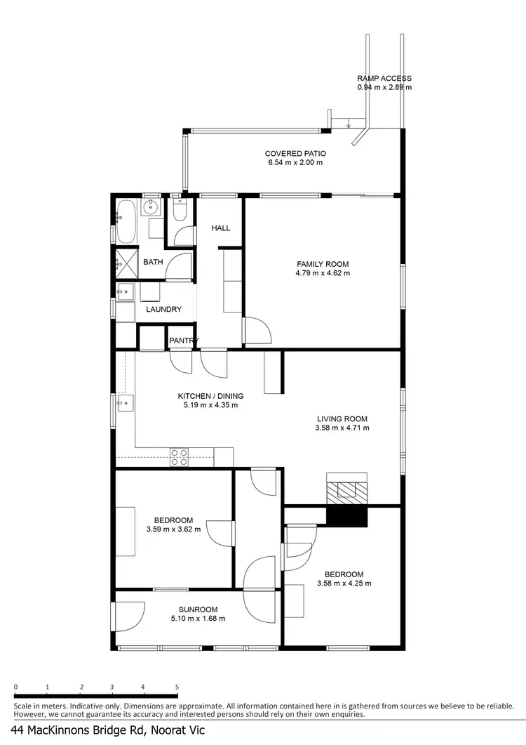 Floorplan of Homely house listing, 44 Mackinnons Bridge Road, Noorat VIC 3265