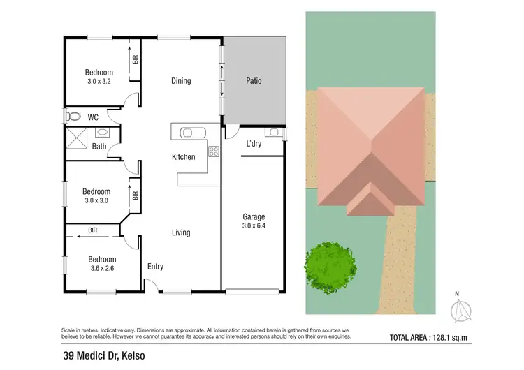 Floorplan of Homely house listing, 39 Medici Drive, Kelso QLD 4815