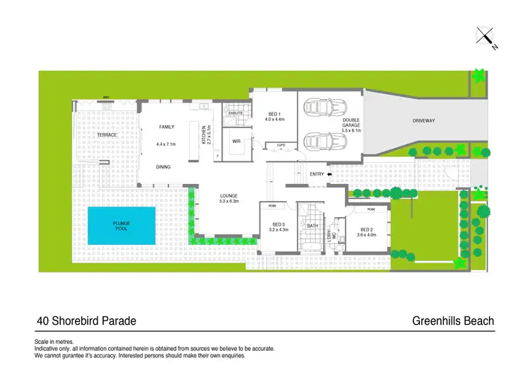 Floorplan of Homely house listing, 40 Shorebird Pde, Greenhills Beach NSW 2230
