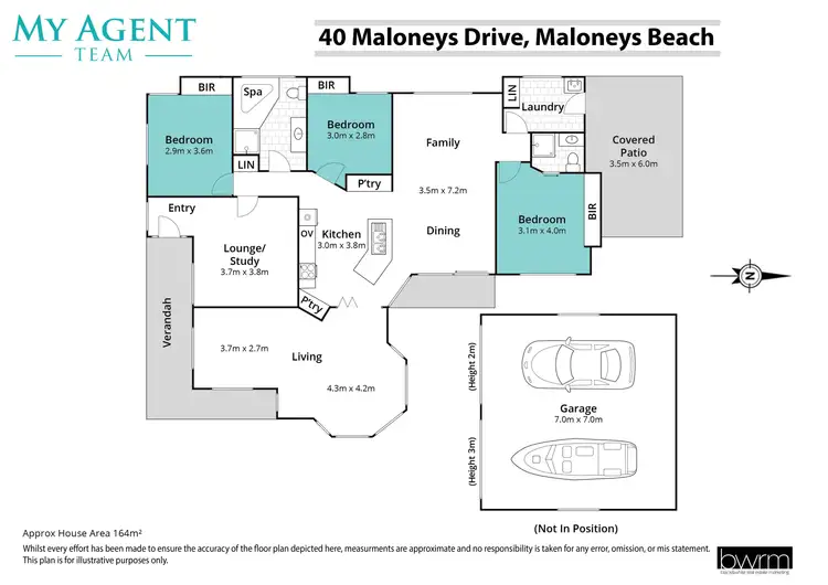 Floorplan of Homely house listing, 40 Maloneys Drive, Maloneys Beach NSW 2536