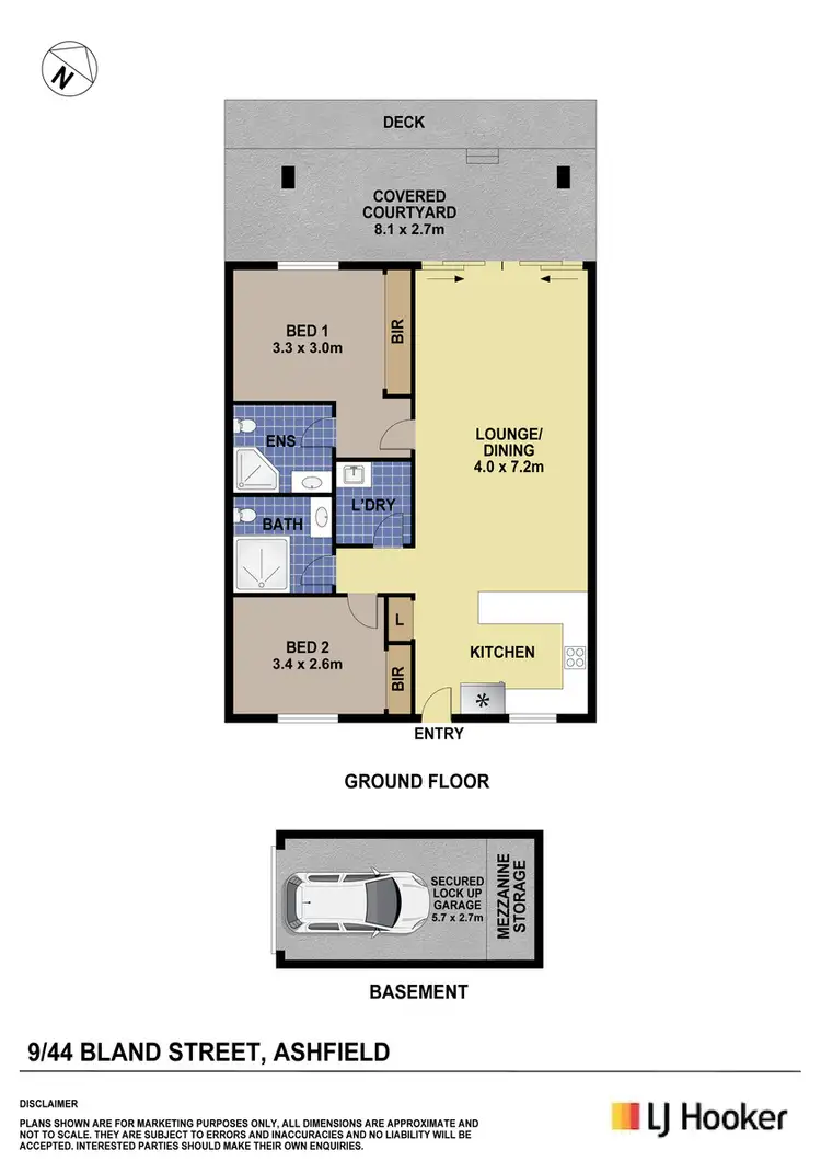 Floorplan of Homely unit listing, 9/44-46 Bland St, Ashfield NSW 2131