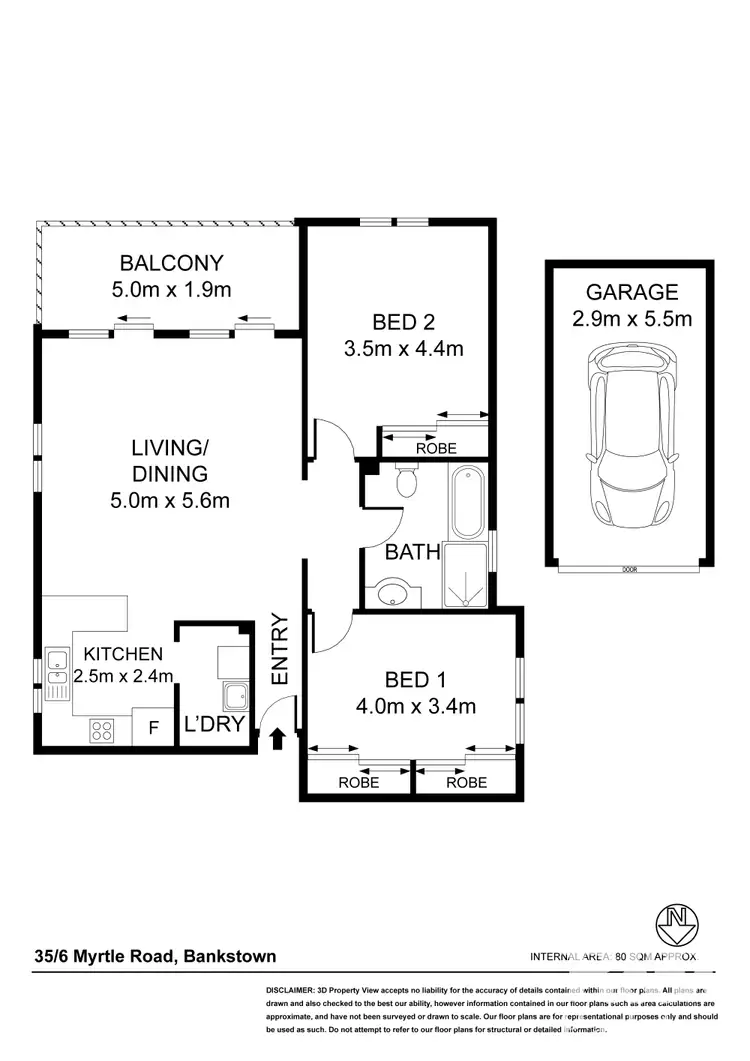 Floorplan of Homely unit listing, 35/6 Myrtle Rd, Bankstown NSW 2200