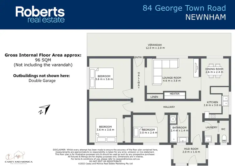 Floorplan of Homely house listing, 84 Georgetown Road, Newnham TAS 7248