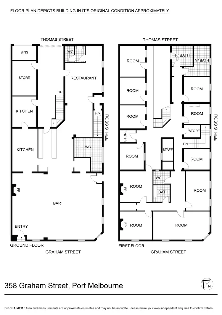 Floorplan of Homely house listing, 358 Graham Street, Port Melbourne VIC 3207