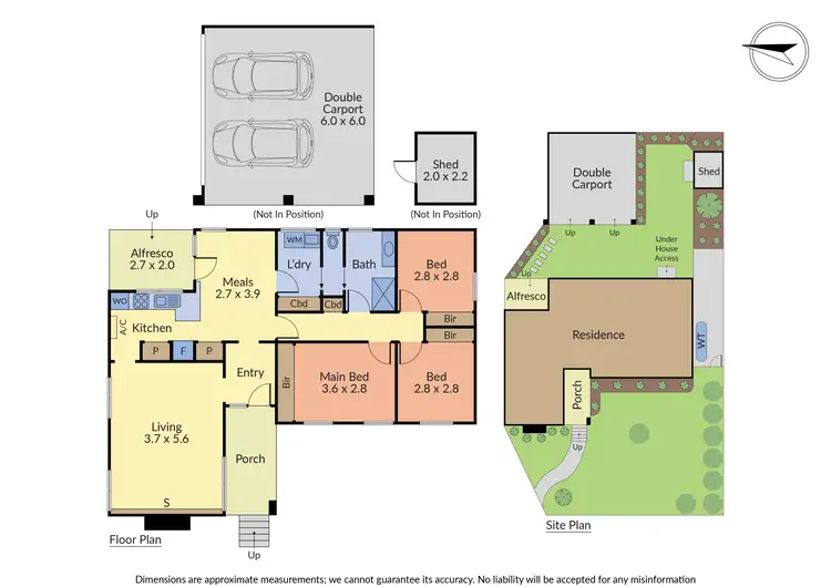 Floorplan of Homely townhouse listing, 1/25 Ross Street, Ferntree Gully VIC 3156