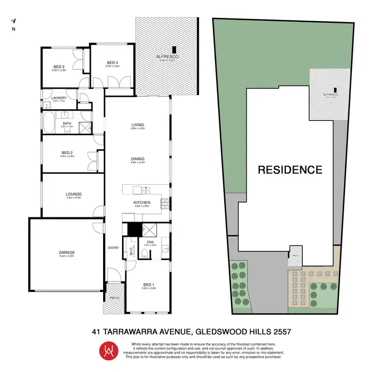 Floorplan of Homely house listing, 41 Tarrawarra Avenue, Gledswood Hills NSW 2557