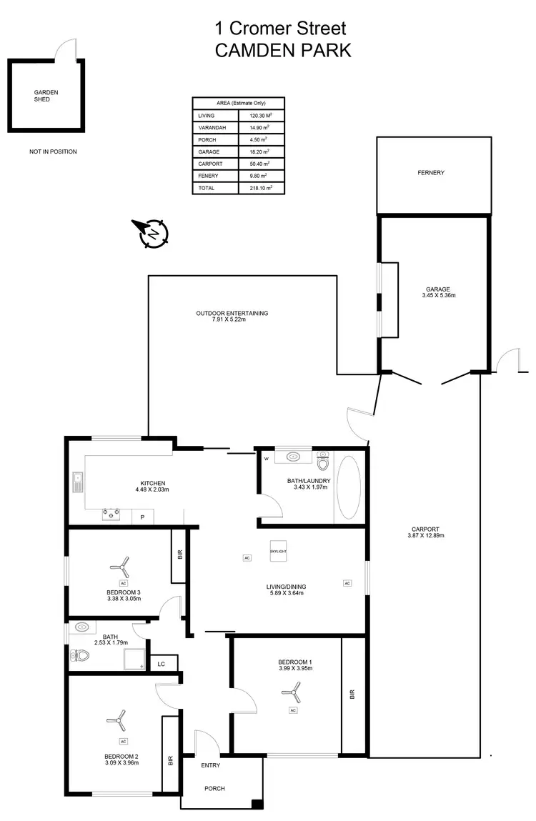 Floorplan of Homely house listing, 1 Cromer Street, Camden Park SA 5038