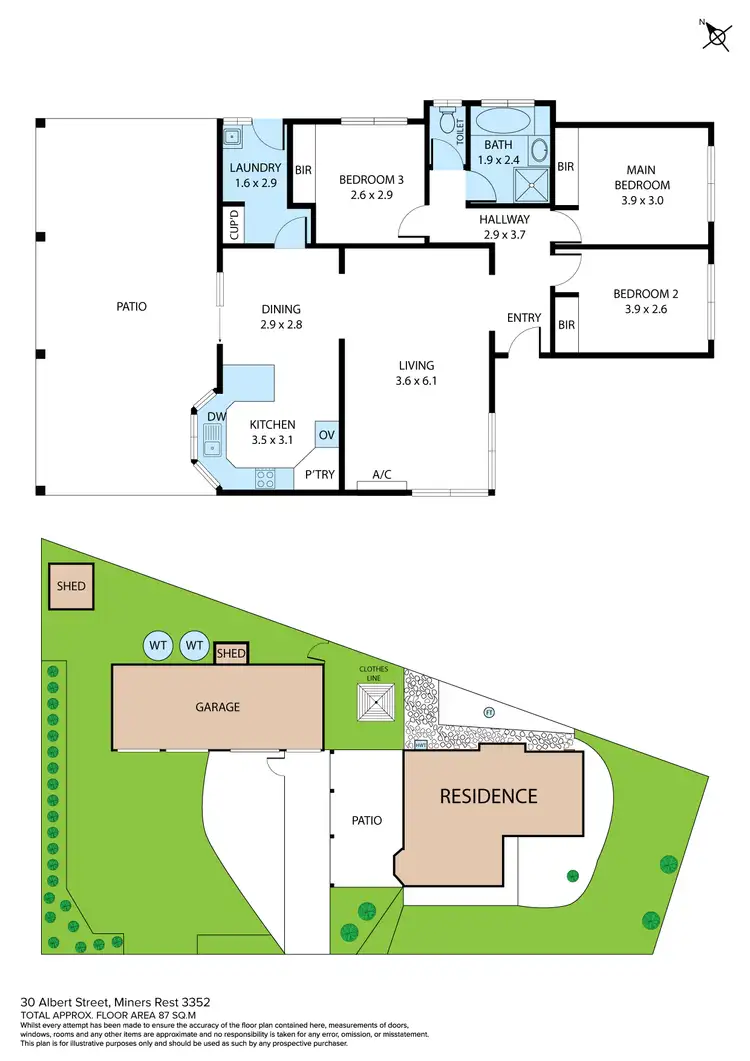 Floorplan of Homely house listing, 30 Albert Street, Miners Rest VIC 3352